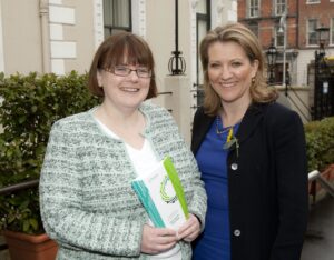 'Competance and Compassion.  End-of-Life Care Map' was launched by Dr Regina McQuillan, Medical director at St Francis Hospice in Dublin and a Palliative Medicine Consultant at Beaumont Hospital pictured here with Sharon Foley CEO of The Irish Hospice Foundation
